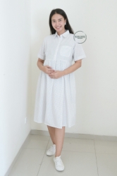 Dress Baju Hamil Menyusui Formal Kerja Kantor Casual Terbaru Elegan Sherina   DRO 1006 2  large